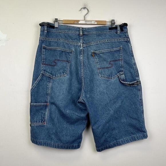 Men's T56 Triple Five Soul Denim Shorts - Classic Blue 90s - Picture 2 of 8